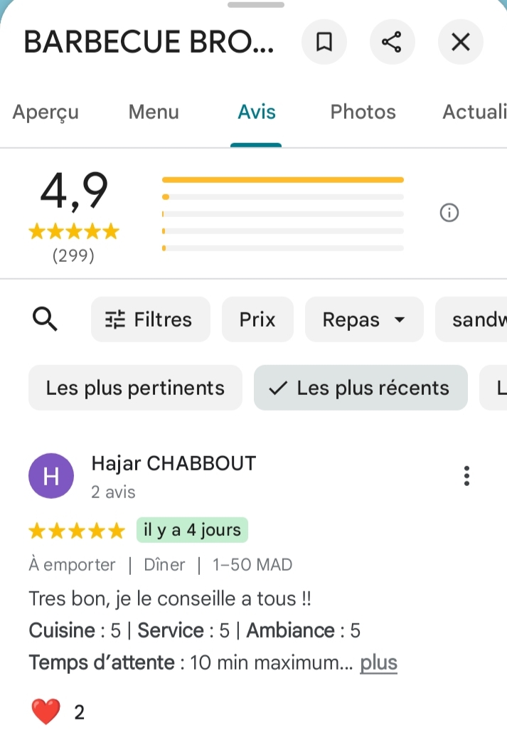 4,9/5 sur 299 avis Google
